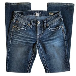 Silver Bootcut Aiko Low Rise Waist 26” Jeans